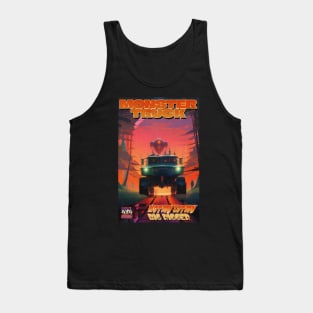 Halloween Monster Truck Motion Lotion Big Rigger Tank Top